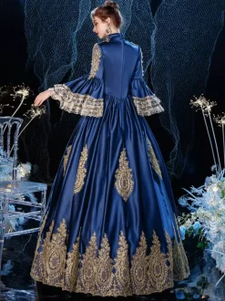 Rococo Victorian Costume Dress Masquerade Lace Cotton Cosplay Costume Carnival
