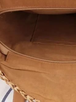 Round Shoulder Bag Paper Rope Woven Beach Bag For Women 2026