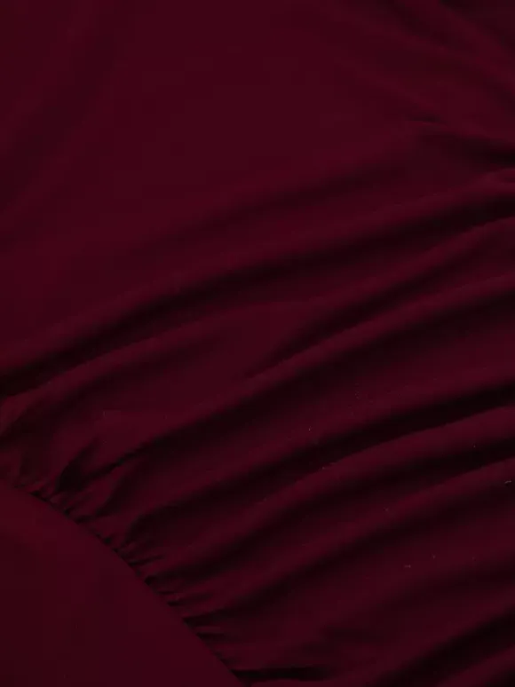 Ruched Side Women Long Sleeve Top - Chic Flare Bell Cuff Slim Fit - Baddie Aesthetic Spring Streetwear 2026