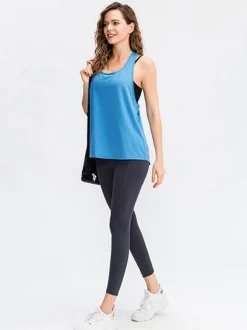 Running Top For Women Jewel Neck Sleeveless Activewear