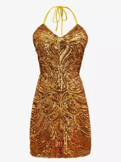 1970s Latin Dance Dresses White Fringe Sequins Backless Set Sexy Dress
