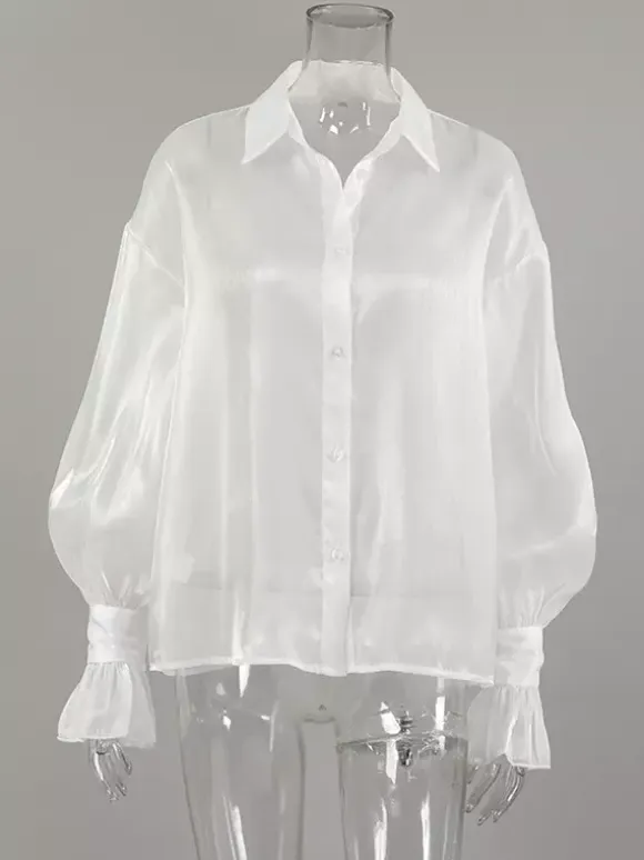 See-through Long Sleeve Shirt Sun Protection Top For Women 2026