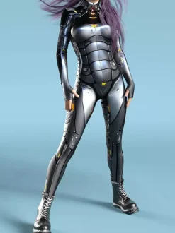 Sexy Cyberpunk Womens Zentai 3D Anatomical Jumpsuit Venice Carnival Skin Suit