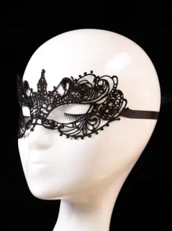 Sexy Lace Mask Women Hallow Out Black Eye Patch