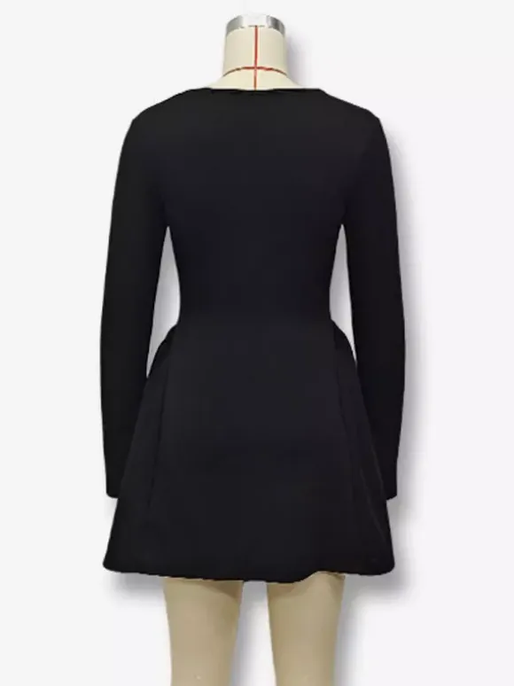 Sexy Mini Dress Long Sleeve A-Line Dress For Women 2026