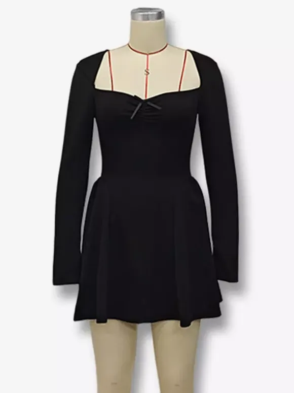 Sexy Mini Dress Long Sleeve A-Line Dress For Women 2026