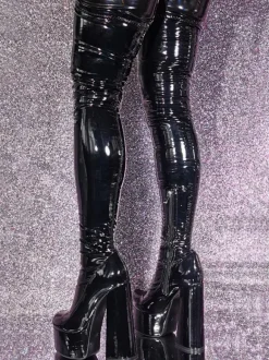 Sexy Over The Knee Boots Platform High Heel Thigh High Boots