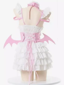 Sexy Zentai Suits Sexy Zentai Costumes Women PVC Leather Witch Demon Suit Sexy Lingerie Maid Outfit