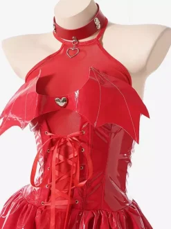Sexy Zentai Suits Sexy Zentai Costumes Women Little Devil Short Skirt Hot Girl Tights Uniform Catsuit