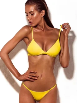 Sexy Bikini Swimsuit Pink Summer Beach Bathing Suits For Women