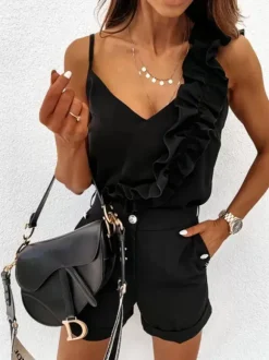 Sexy Cami Top For Women V-Neck Sleeveless Eric White Summer Tops