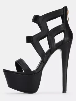 Sexy High Heel Sandals Open Toe Strappy Sandals For Women