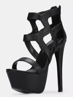 Sexy High Heel Sandals Open Toe Strappy Sandals For Women