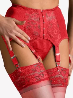 Sexy High Waist Lace Garter Belts
