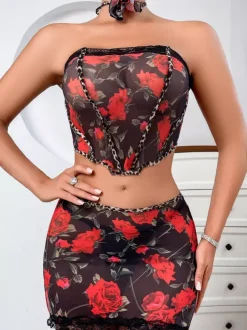 Sexy Lingerie 2-Piece Black Adult's Bra & Panty Sets