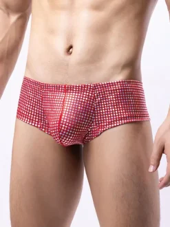 Sexy Panties For Men Black Polyester Brief Clothes Men's Lingerie