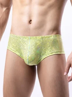 Sexy Panties For Men Black Polyester Brief Clothes Men's Lingerie
