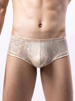 Sexy Panties For Men Black Polyester Brief Clothes Men's Lingerie