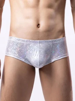 Sexy Panties For Men Black Polyester Brief Clothes Men's Lingerie