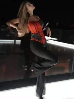 Sexy Rhinestone Hand Corset Top For Women - Sexy Strapless Body Shaper Bustier - Summer Party Clubwear 2026