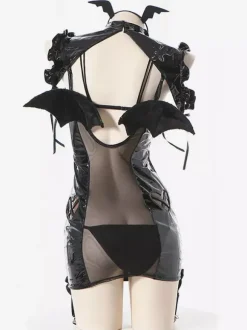 Sexy Zentai Suits Sexy Zentai Costumes Women Witch Demon Suit Sexy Lingerie Maid Outfit