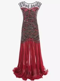 1920s Great Gatsby Retro Costume Sequined Party Dress