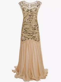 1920s Great Gatsby Retro Costume Sequined Party Dress