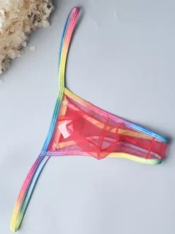 Sheer See Through String Male Sexy Panties Pouch Thongs Men Briefs Lingerie
