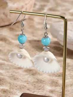 Shell Shape Bohemian Earrings For Women 2026