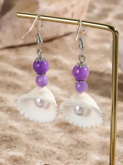 Shell Shape Bohemian Earrings For Women 2026