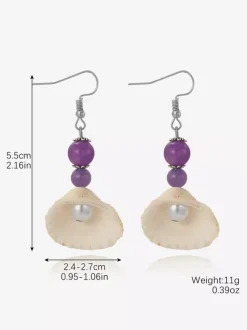 Shell Shape Bohemian Earrings For Women 2026