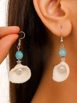 Shell Shape Bohemian Earrings For Women 2026