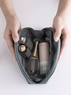 Shell Shaped Nylon Cosmetic Bag Waterproof Makeup Storage Bag For Women 2026
