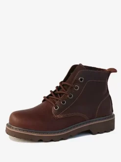 Shoes Men's Shoes Work Boots Men's Boots Cowhide Chic Black