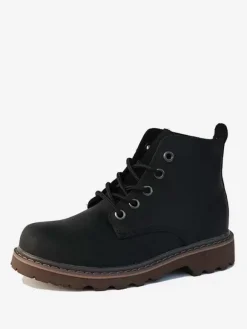 Shoes Men's Shoes Work Boots Men's Boots Cowhide Chic Black