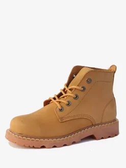 Shoes Men's Shoes Work Boots Men's Boots Cowhide Chic Black