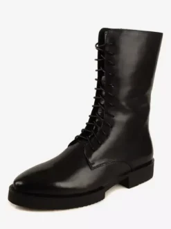 Shoes Men's Shoes Work Boots Men's Boots Cowhide Chic Black