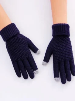 Short Ladies Warm Heated Winter Short Gloves For Women