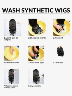 Short Lolita Wigs Heat-resistant Fiber Split Color Lolita Accessories