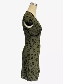 Short Sleeve V-Neck Floral Print Mini Dress For Women 2026
