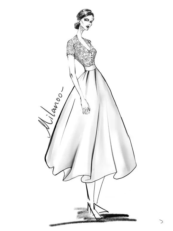 Short Wedding Dresses 2026 V-Neck Short Sleeves A-Line Tea-Length Bridal Dresses Free Customization