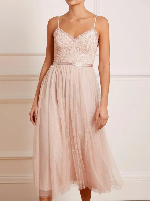 Short Bridesmaid Dress Chiffon Sleeveless Zipper Square Neck Wedding Party Dresses