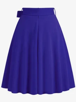 Short Skirt For Women Bows Raised Waist Layered Vintage Bottoms