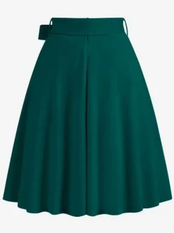 Short Skirt For Women Bows Raised Waist Layered Vintage Bottoms