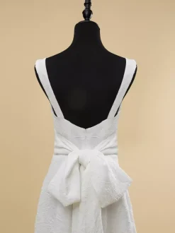 Short Wedding Dresses Short Jewel Neck Sleeveless A-Line Natural Waist Polyester Bridal Gowns