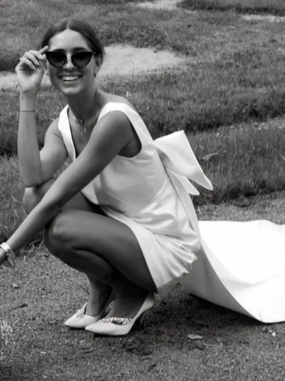 Short Wedding Dresses V-Neck Sleeveless Short Short Bridal Dresses