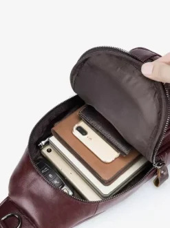 Shoulder Bag Sports Accessories Dark Brown Business Bag For Men