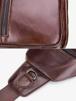 Shoulder Bag Sports Accessories Dark Brown Business Bag For Men