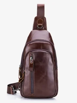Shoulder Bag Sports Accessories Dark Brown Business Bag For Men