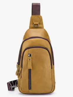 Shoulder Bag Sports Accessories Dark Brown Business Bag For Men